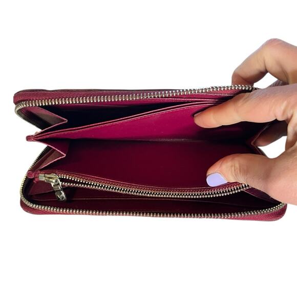 Louis Vuitton Zippy Epi Long Rose Miami Pink Wallet Rare W/box Silver Hardware - Picture 15 of 16
